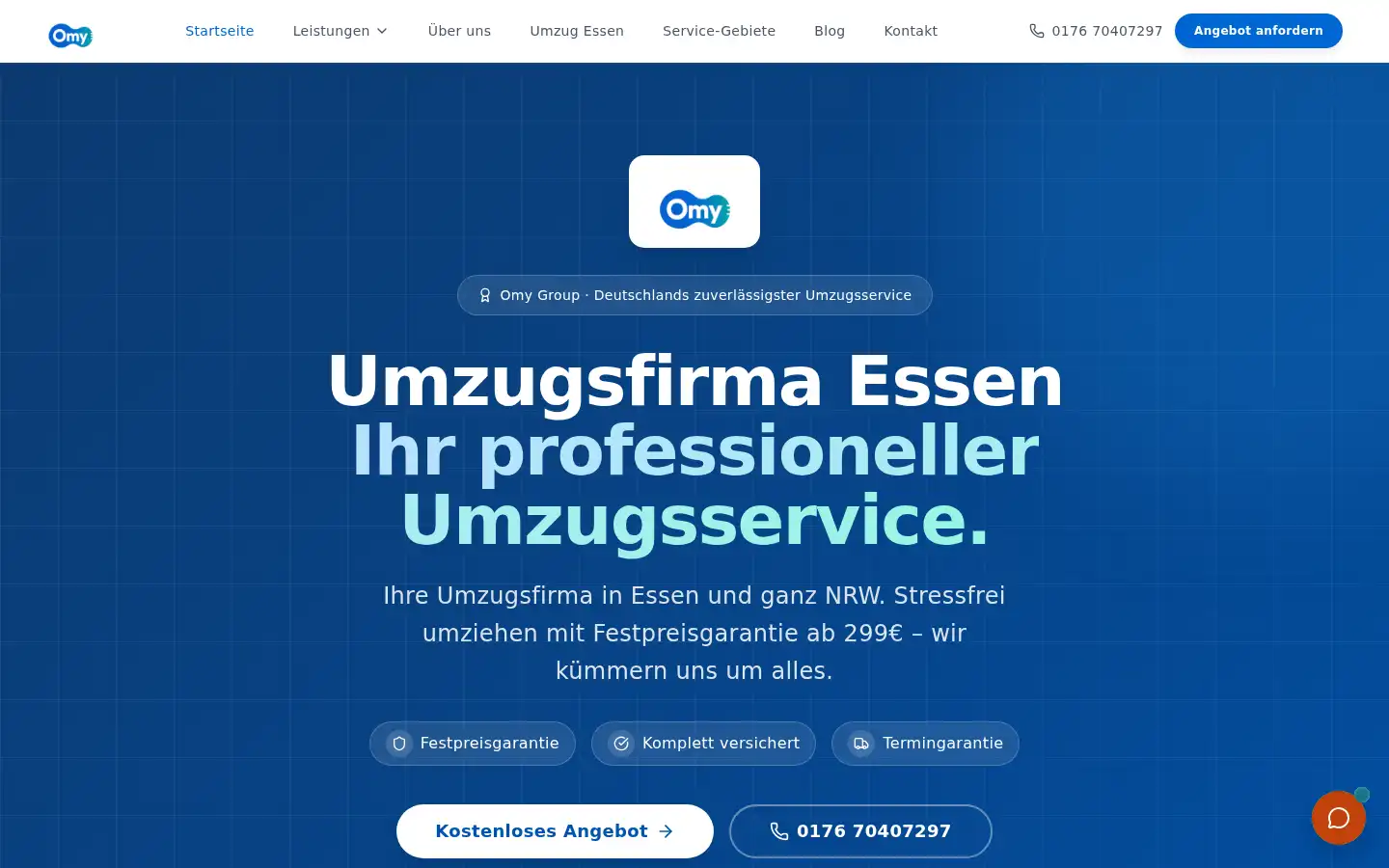 Screenshot of omygroup.de