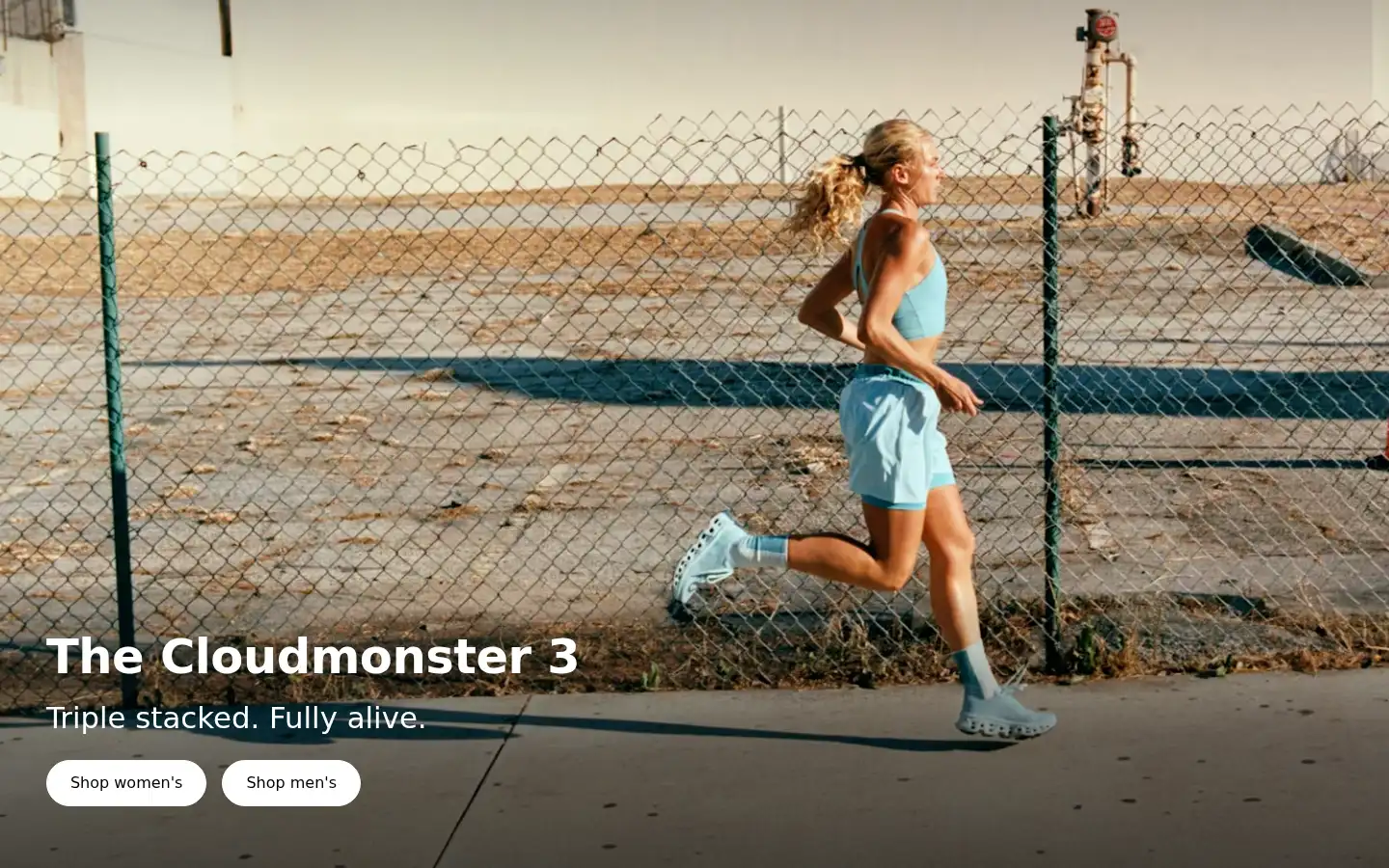 Screenshot of on-running.com