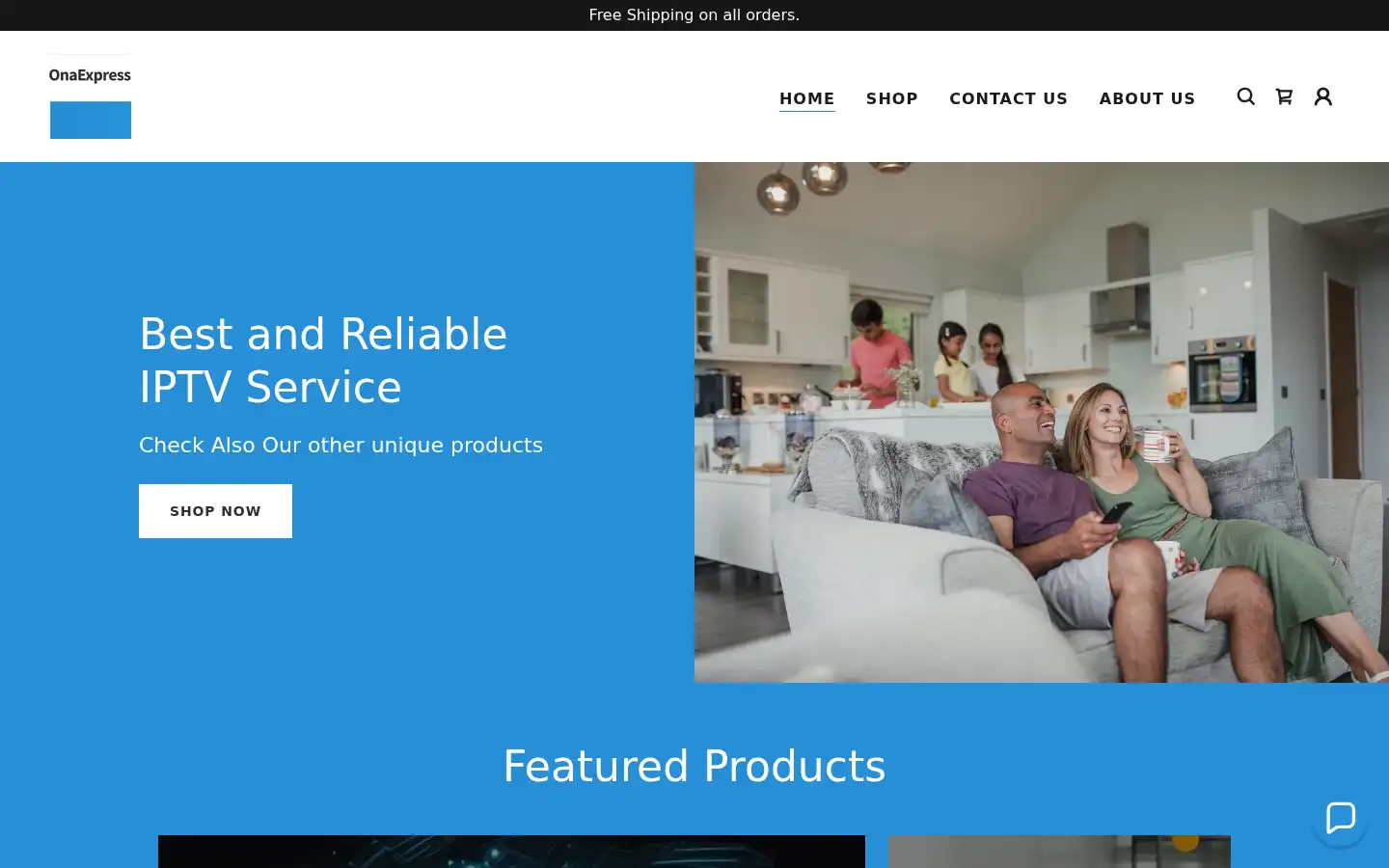 Screenshot of onaexpress.com