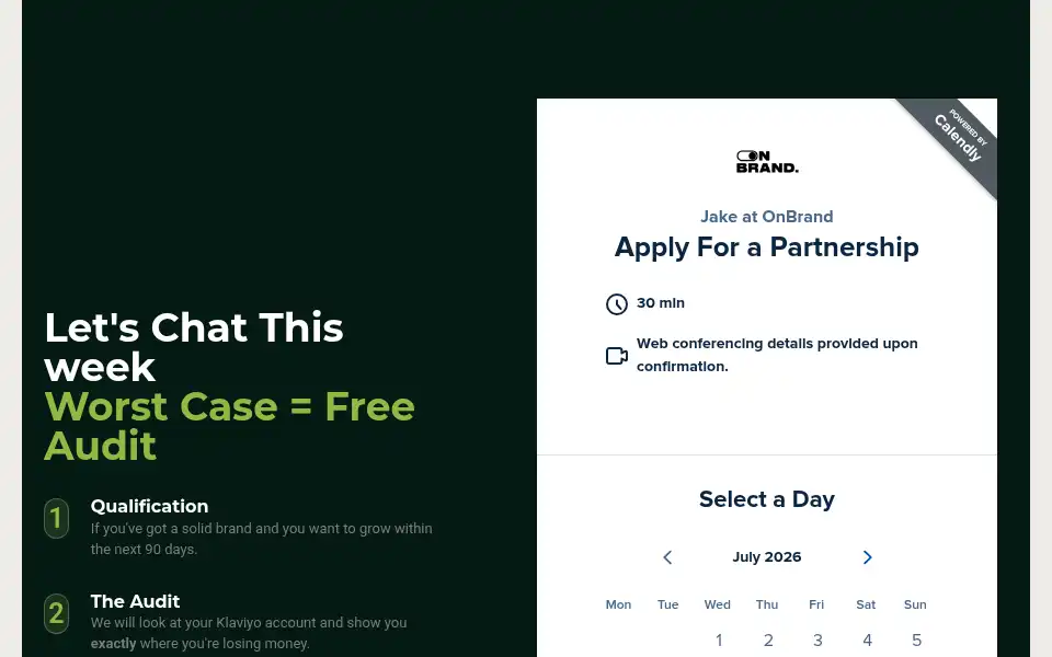 Screenshot of onbrandemails.com