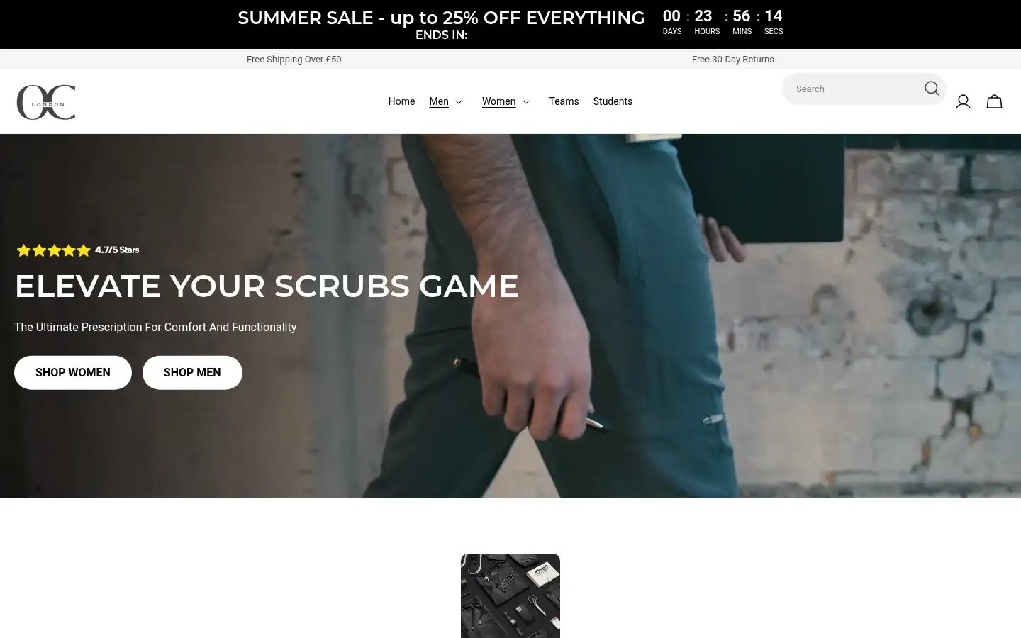 Screenshot of oncall-london.com