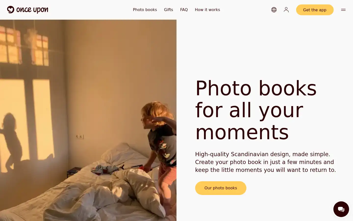 Screenshot of onceupon.photo