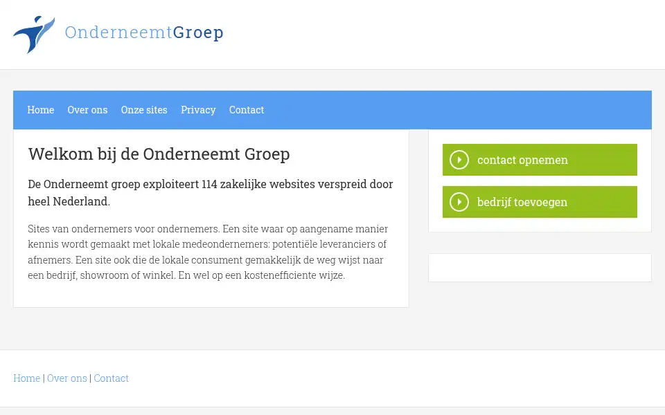 Screenshot of onderneemtgroep.nl