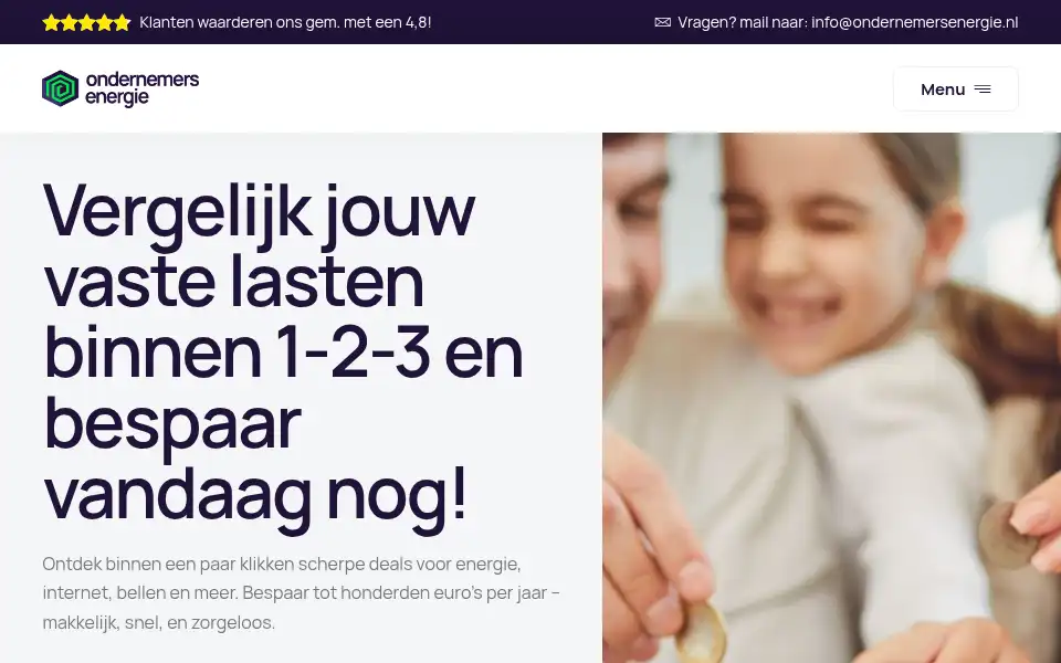 Screenshot of ondernemersenergie.nl