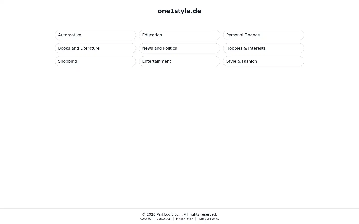 Screenshot of one1style.de