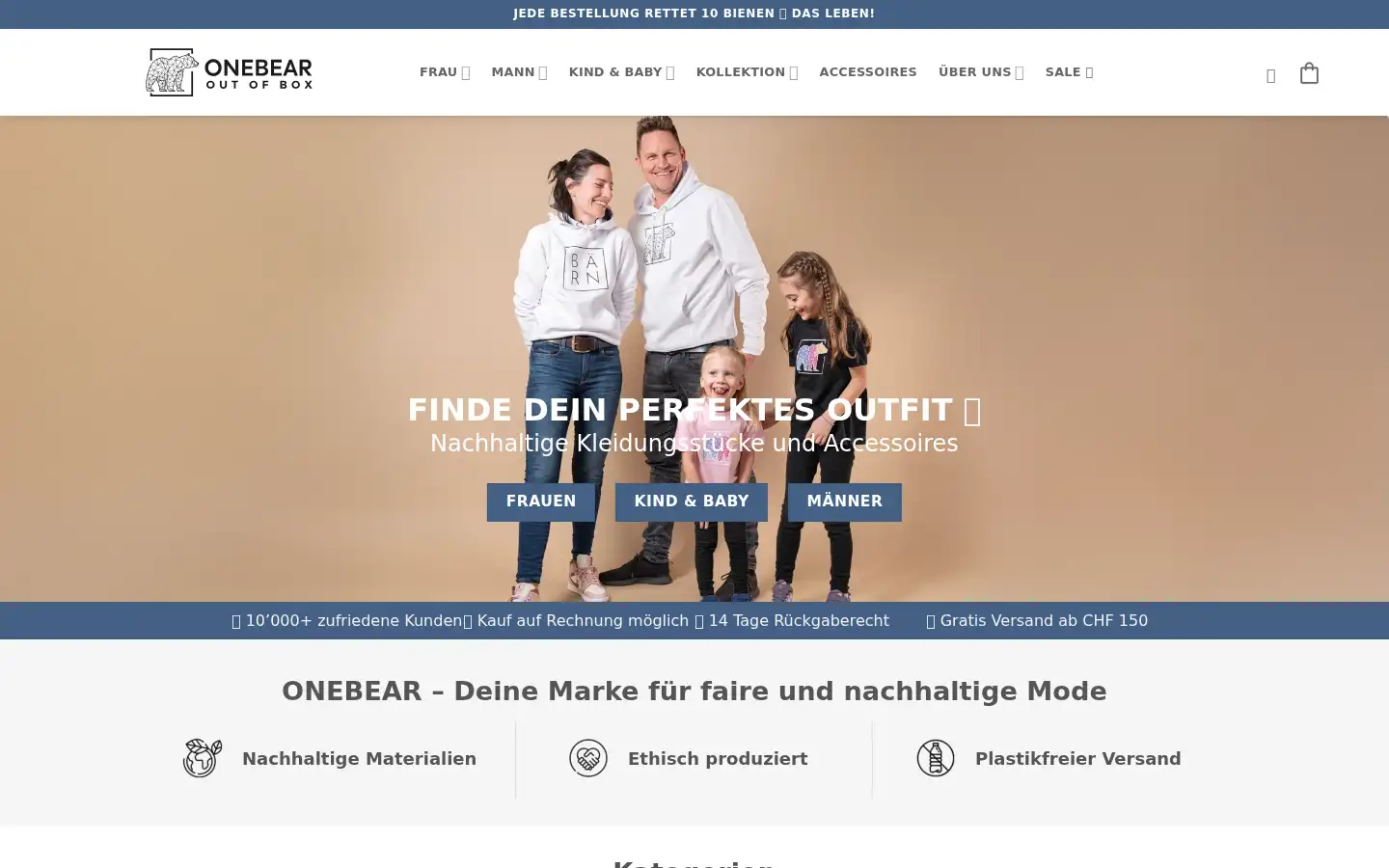 Screenshot of onebear.ch