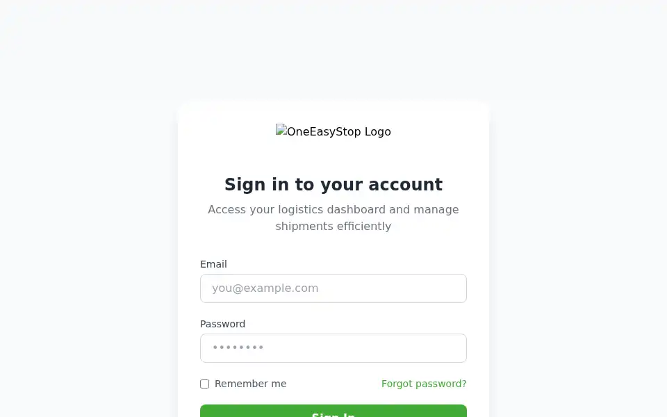 Screenshot of oneeasystop.com