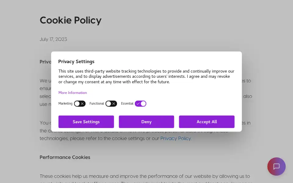 Screenshot of onefor.com