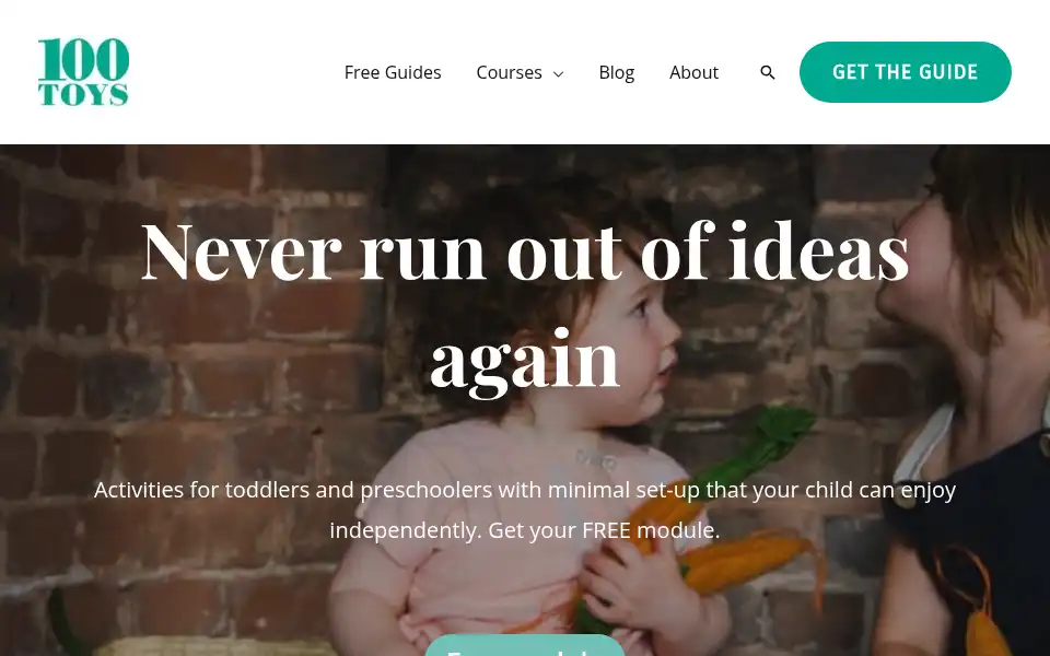 Screenshot of onehundredtoys.com