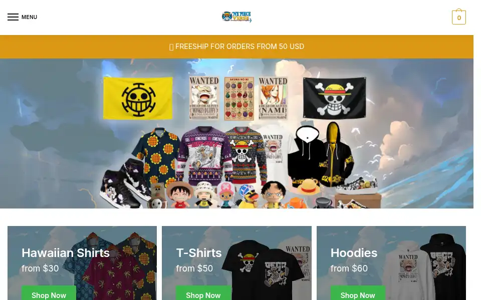 Screenshot of onepieceverse.com
