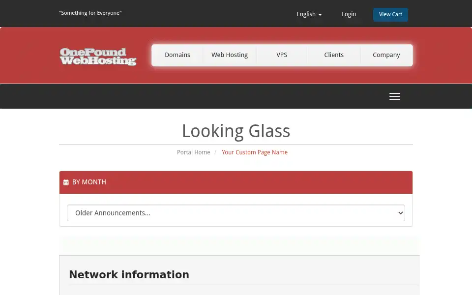 Screenshot of onepoundwebhosting.co.uk