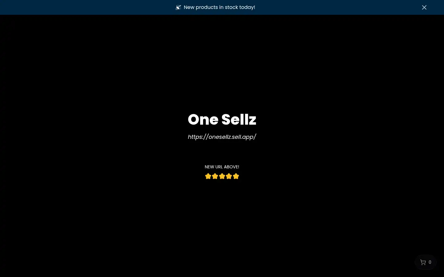 Screenshot of onesells.sell.app