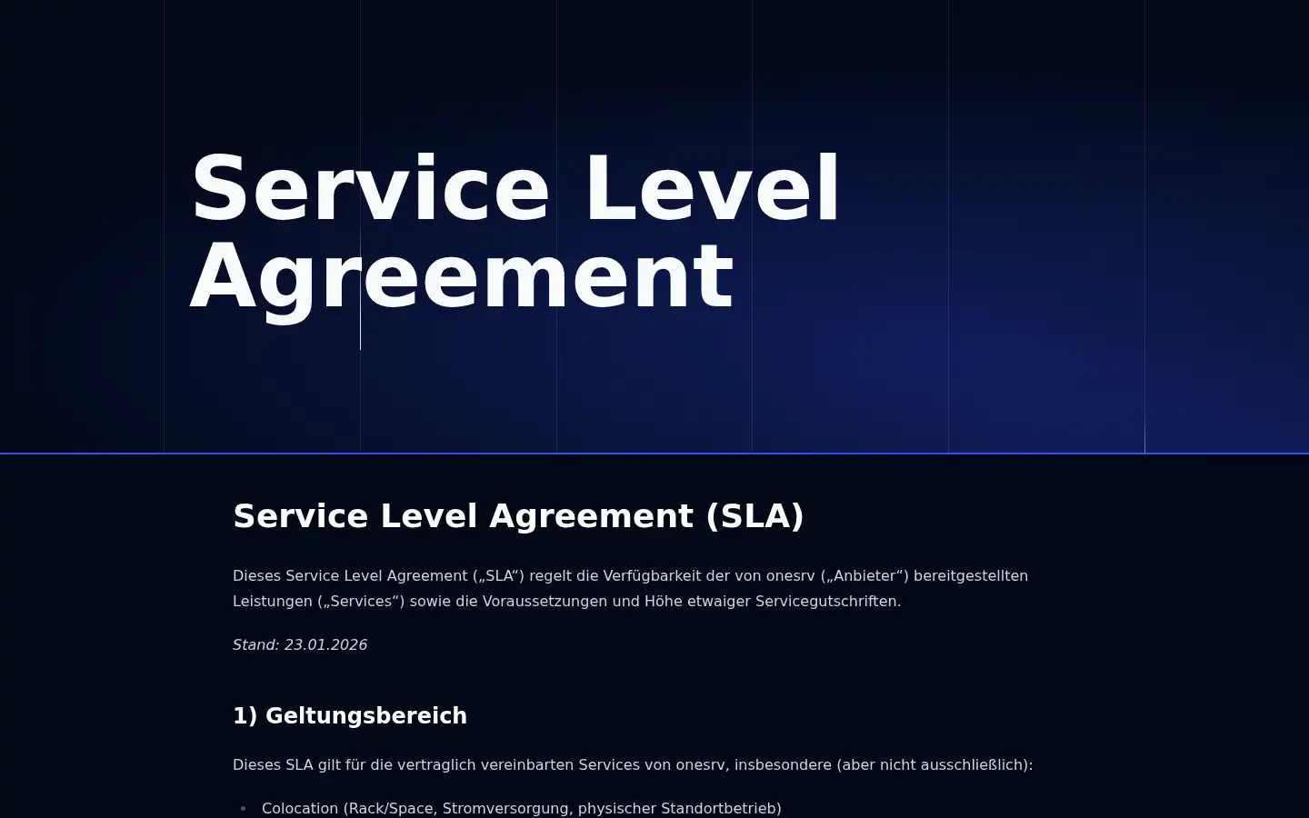 Screenshot of onesrv.net