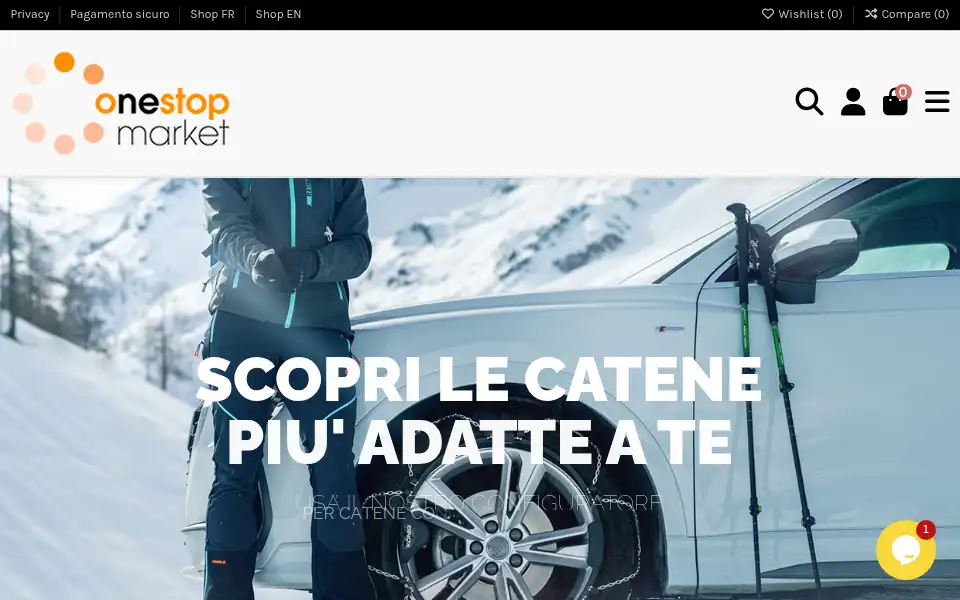 Screenshot of onestopmarket.it
