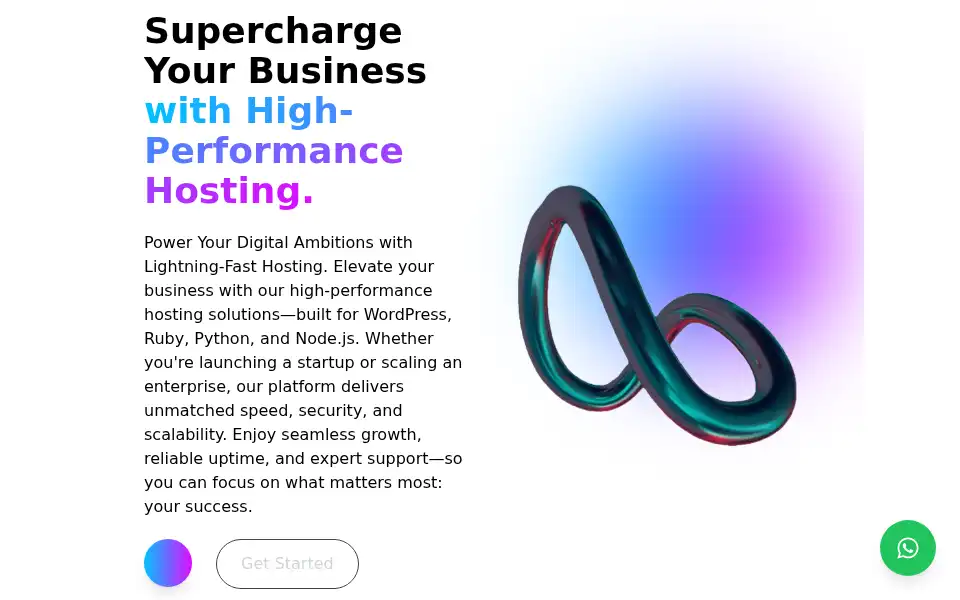 Screenshot of oneup-hosting.com