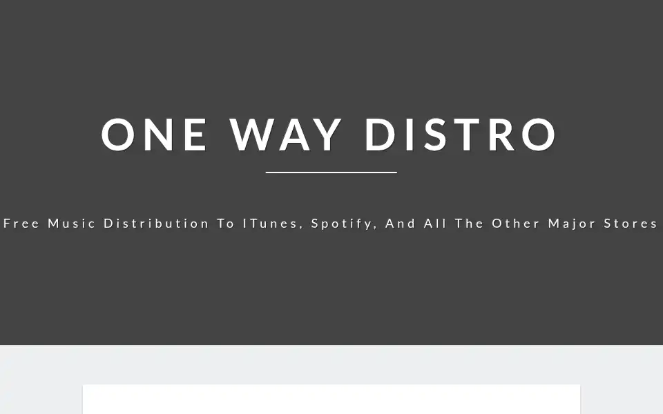 Screenshot of onewaydistro.com