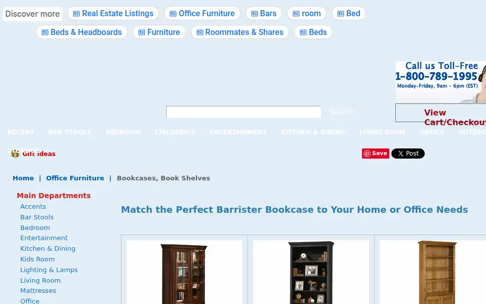 Screenshot of onewayfurniture.com