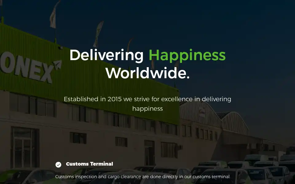 Screenshot of onexglobal.com