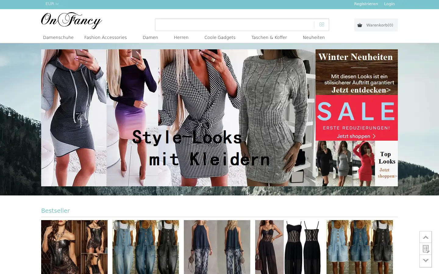 Screenshot of onfancy.de