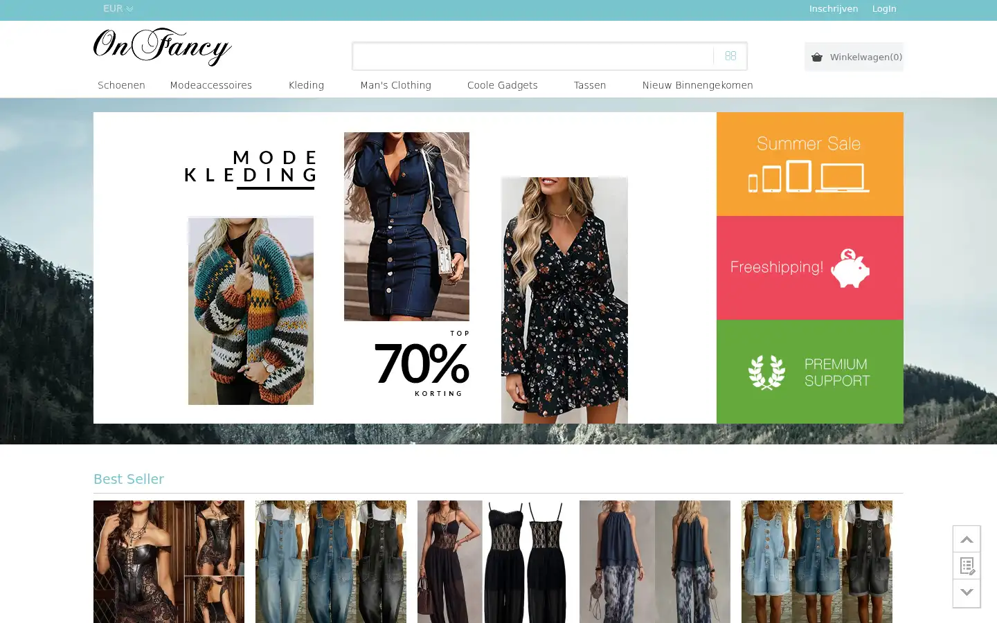 Screenshot of onfancy.nl