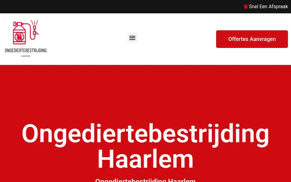 Screenshot of ongediertebestrijdinghaarlem.net