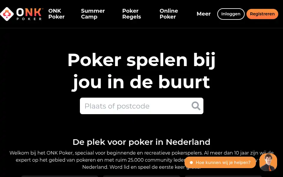 Screenshot of onkpoker.nl