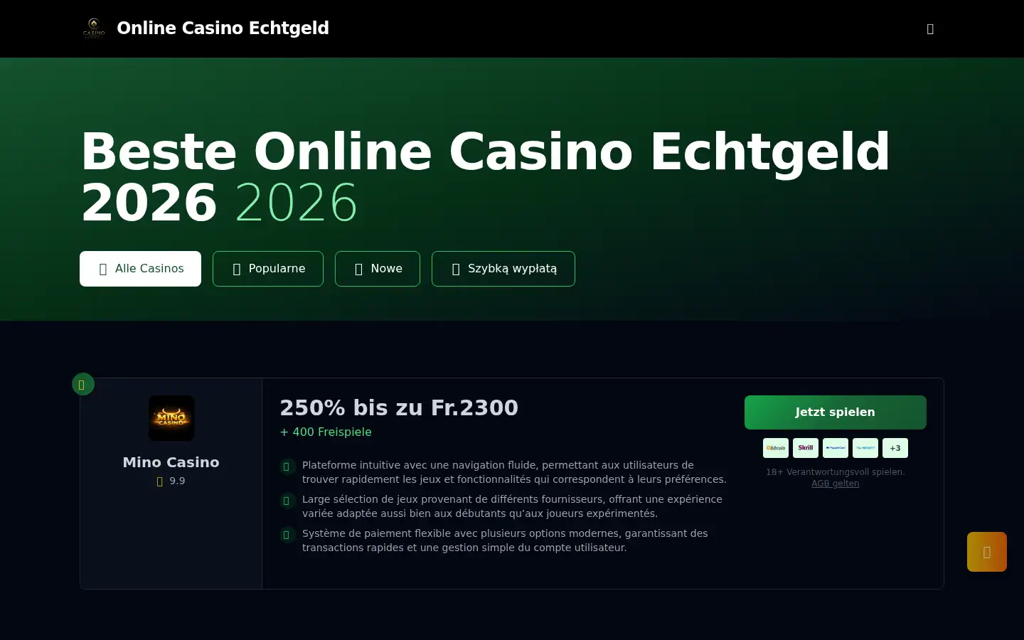 Screenshot of online-casino-echtgeld.top