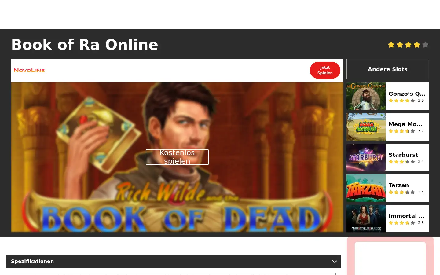 Screenshot of online-casinos24.com