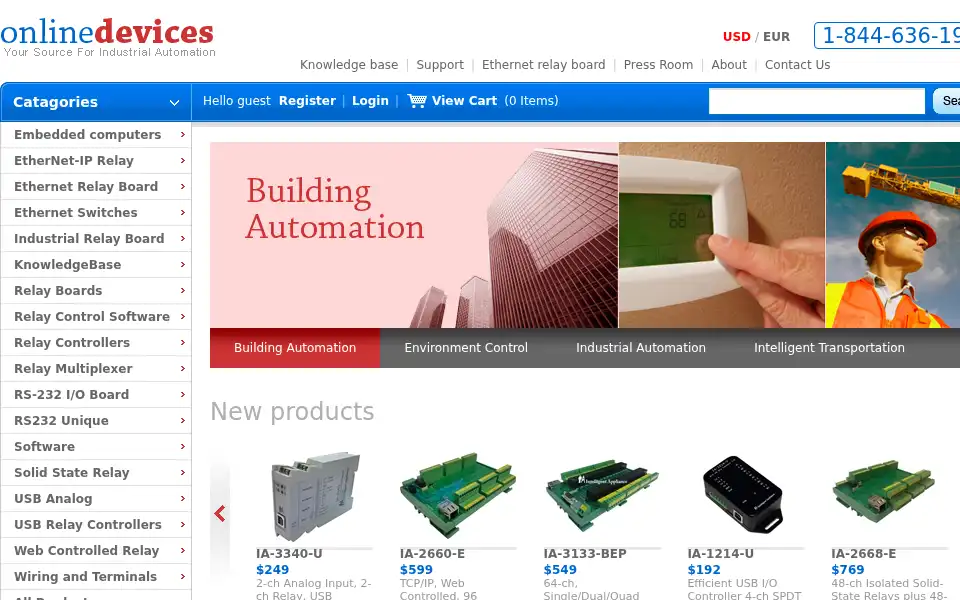 Screenshot of online-devices.com