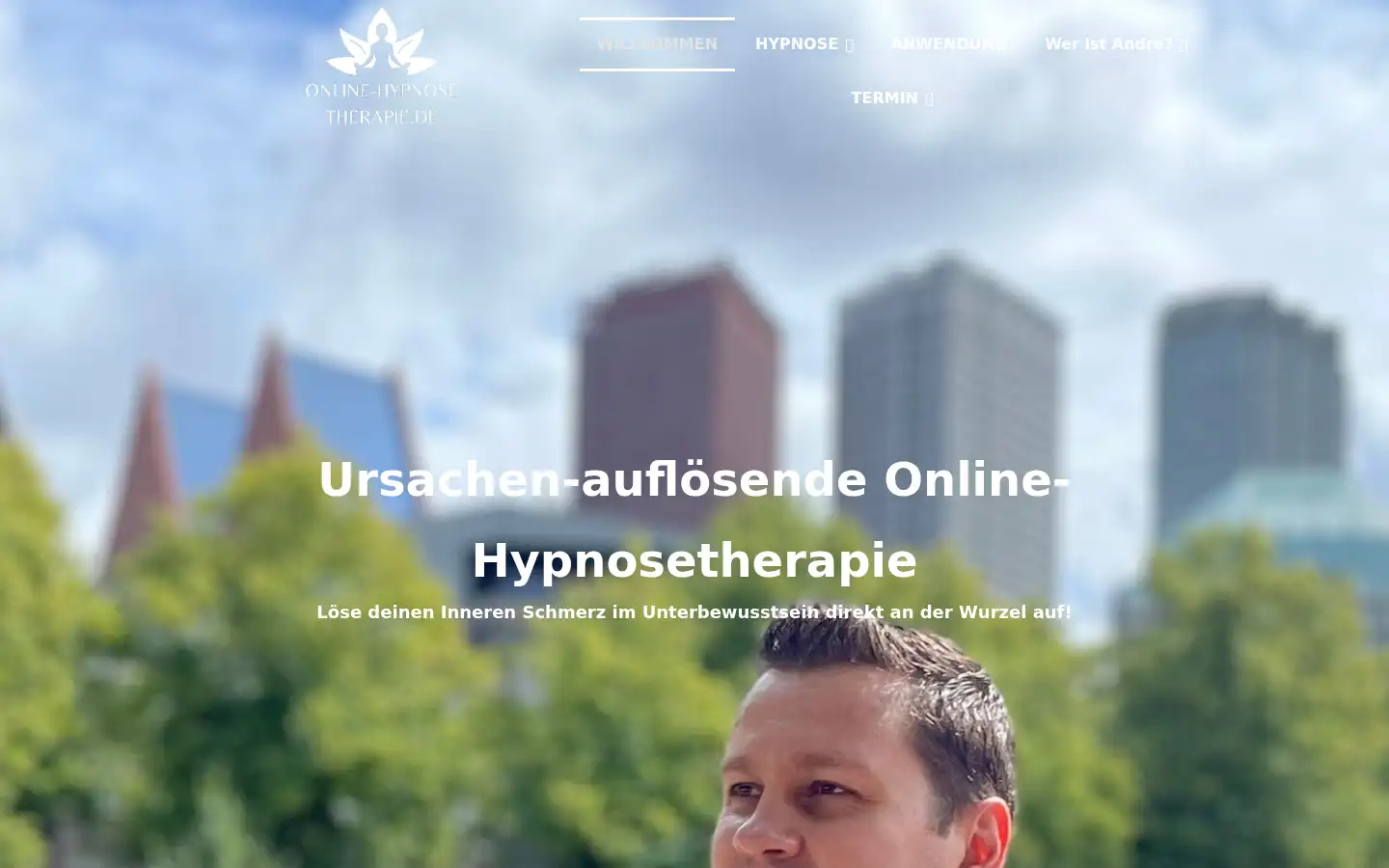 Screenshot of online-hypnosetherapie.de