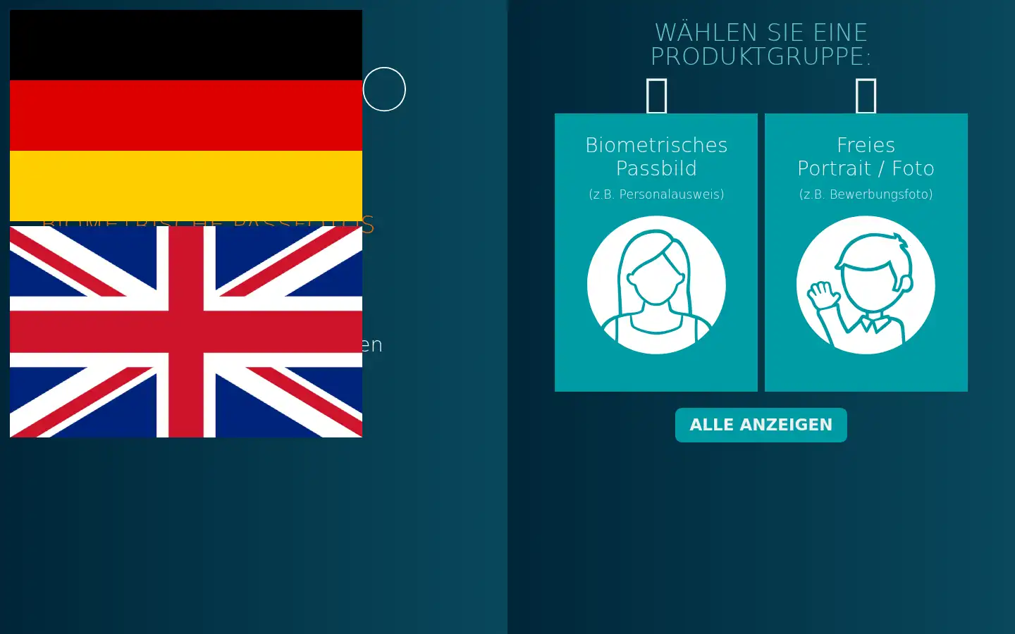 Screenshot of online-passfoto.de
