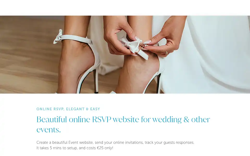 Screenshot of online-rsvp.com