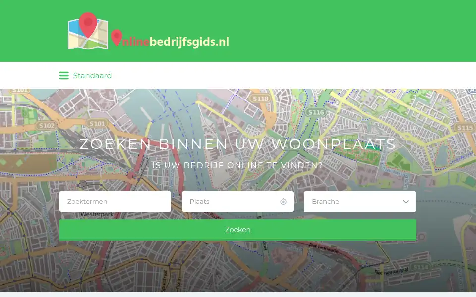 Screenshot of onlinebedrijfsgids.nl