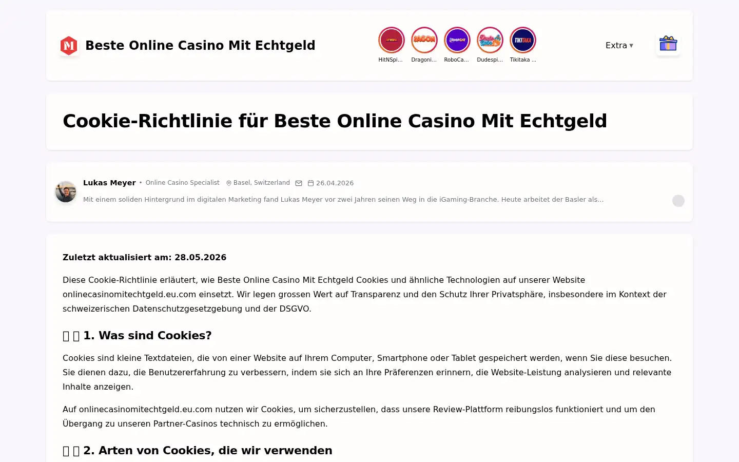 Screenshot of onlinecasinomitechtgeld.eu.com