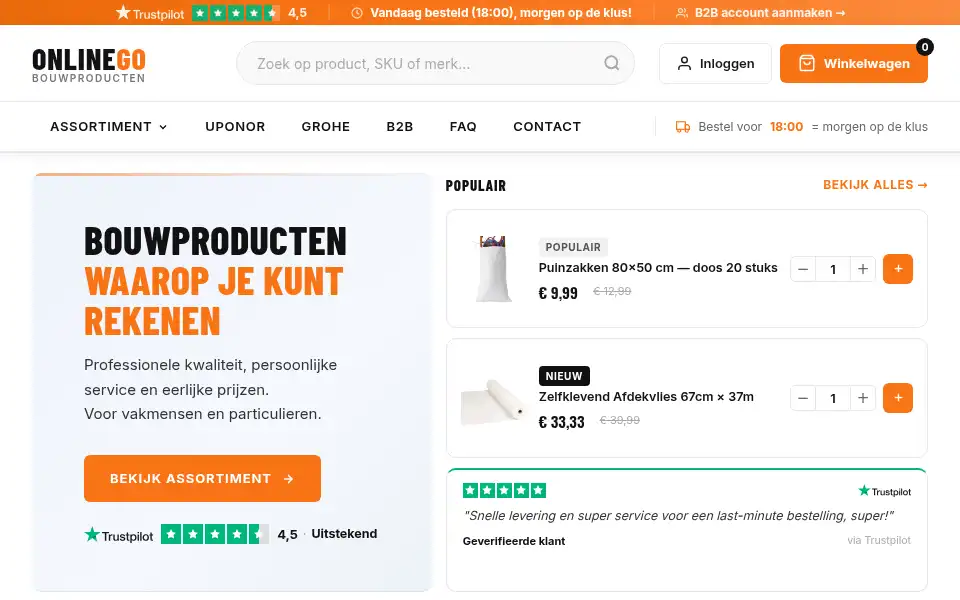 Screenshot of onlinego.nl
