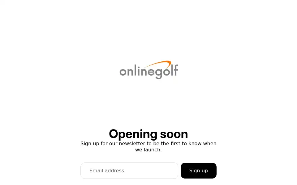 Screenshot of onlinegolf.uk