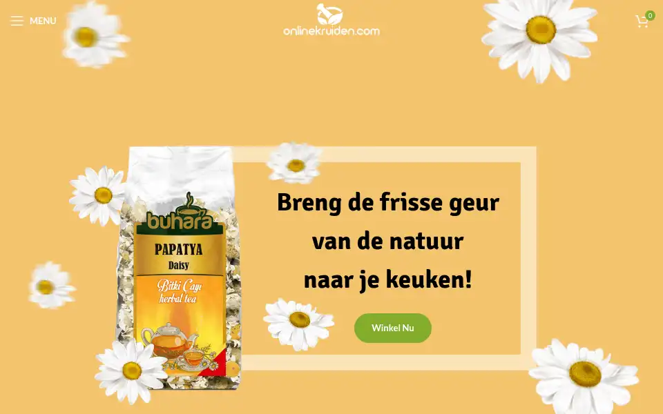 Screenshot of onlinekruiden.com