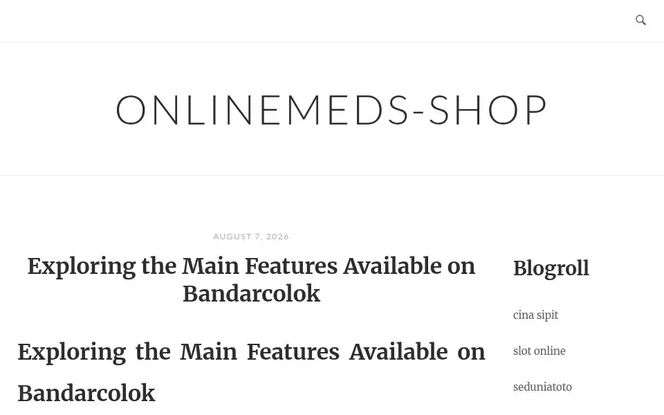 Screenshot of onlinemeds-shop.com