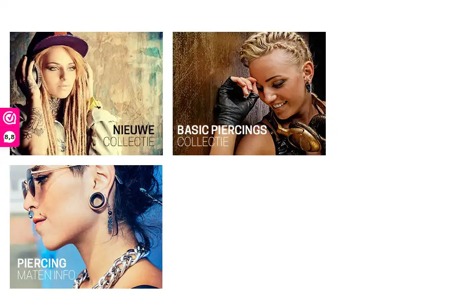 Screenshot of onlinepiercingskopen.nl