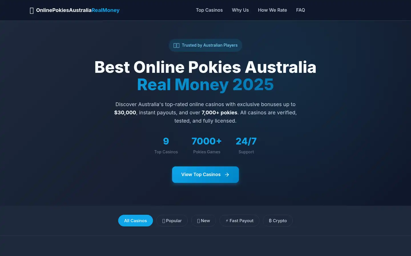 Screenshot of onlinepokiesaustraliarealmoney.net