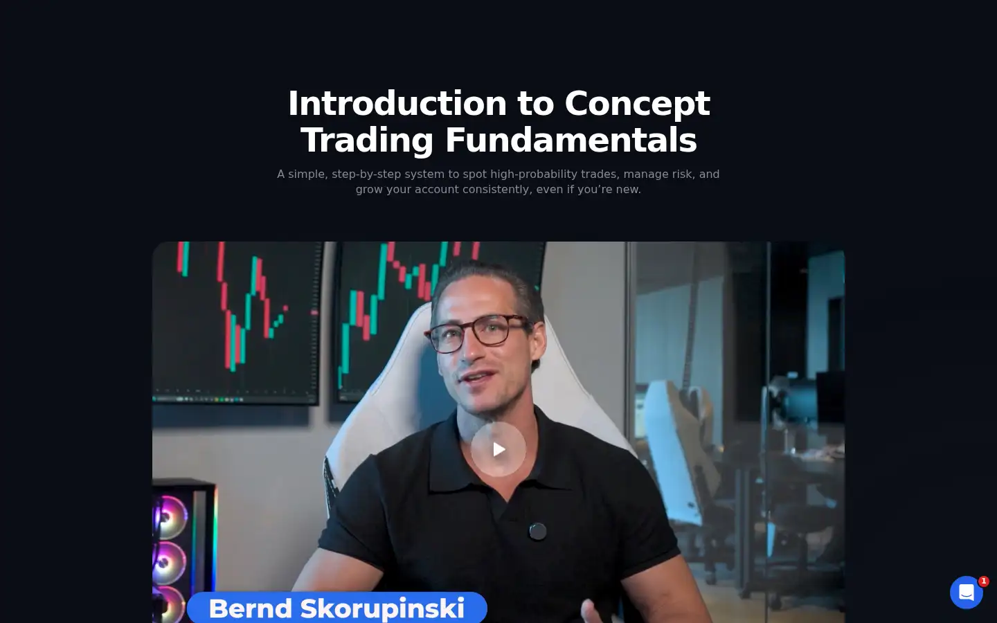 Screenshot of onlinetradingcampus.com