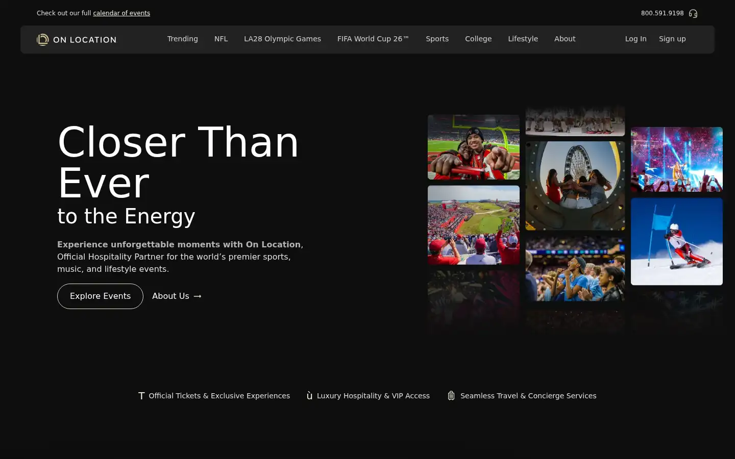 Screenshot of onlocationexp.com