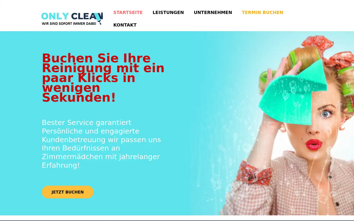 Screenshot of only-clean.de