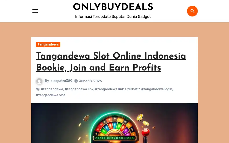 Screenshot of onlybuydeals.com