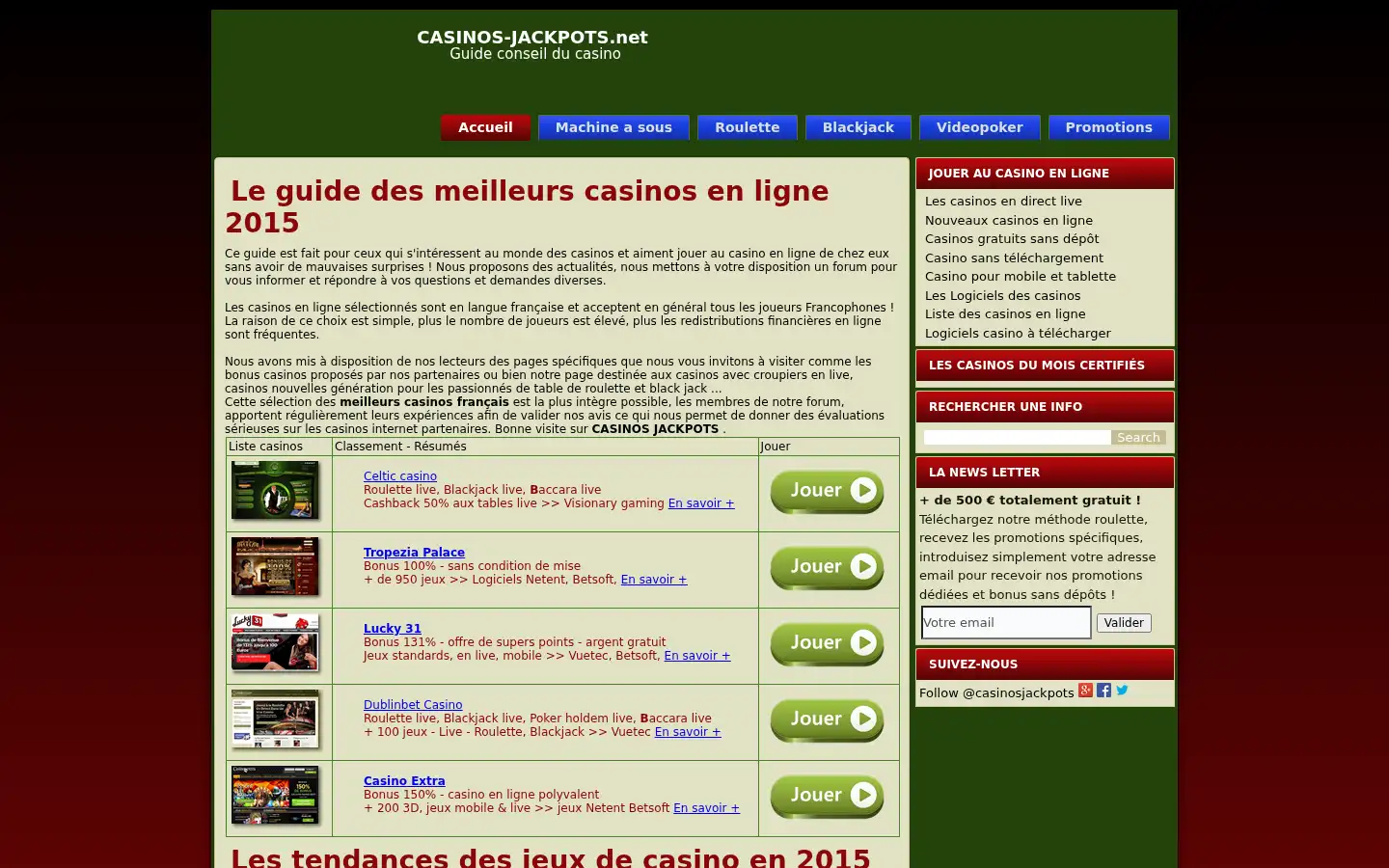 Screenshot of onnsports.fr