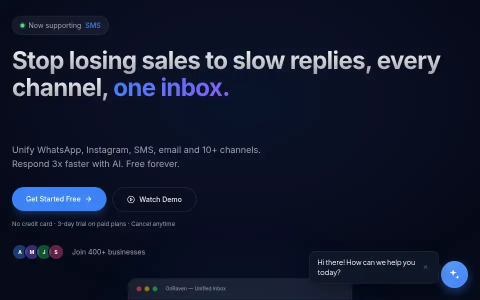 Screenshot of onraven.ca