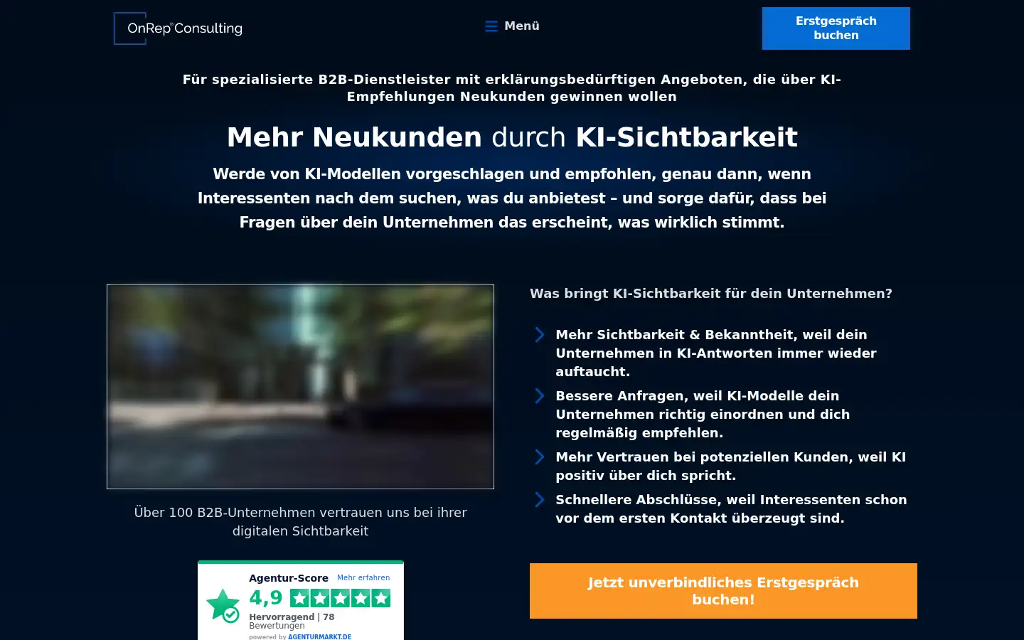 Screenshot of onrepconsulting.de