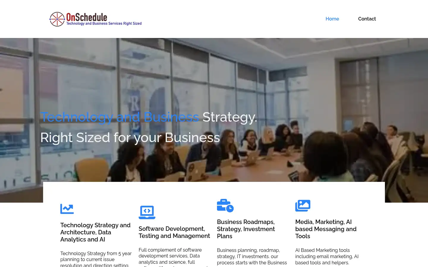 Screenshot of onschedule.com