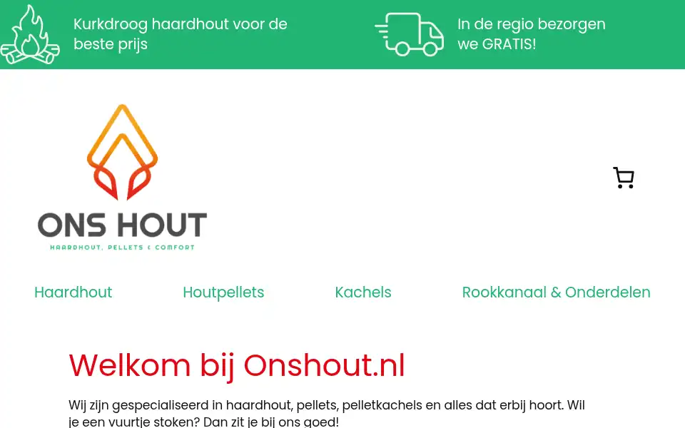 Screenshot of onshout.nl