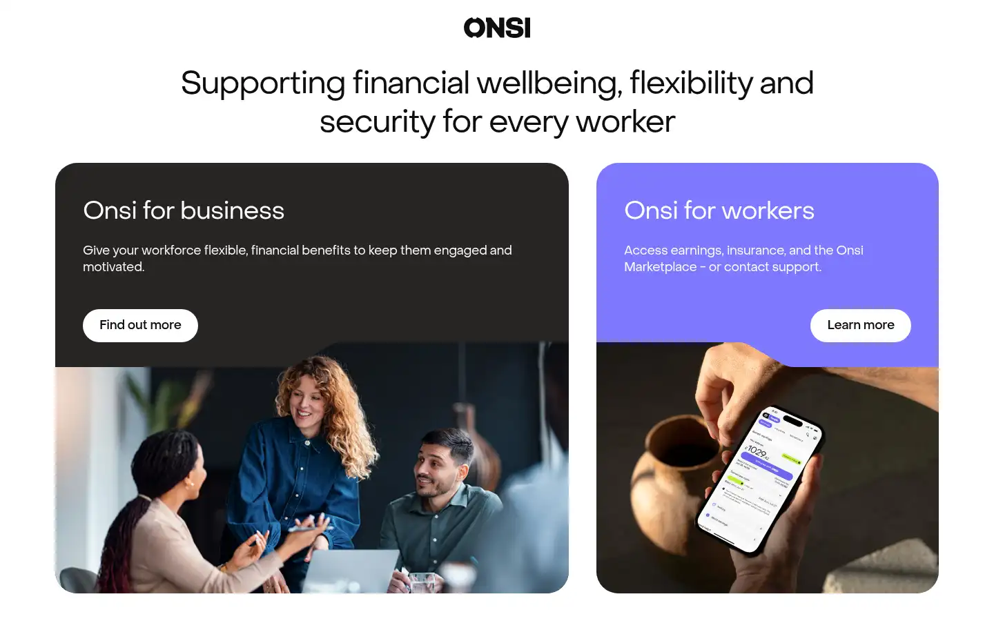Screenshot of onsi.com